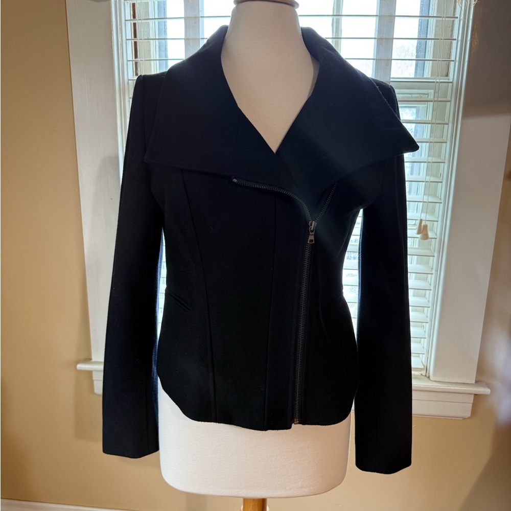 Ann Taylor Black Moto Style Jacket